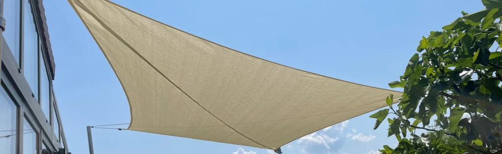 aengpass, Renato Iten, Montage, Sonnensegel