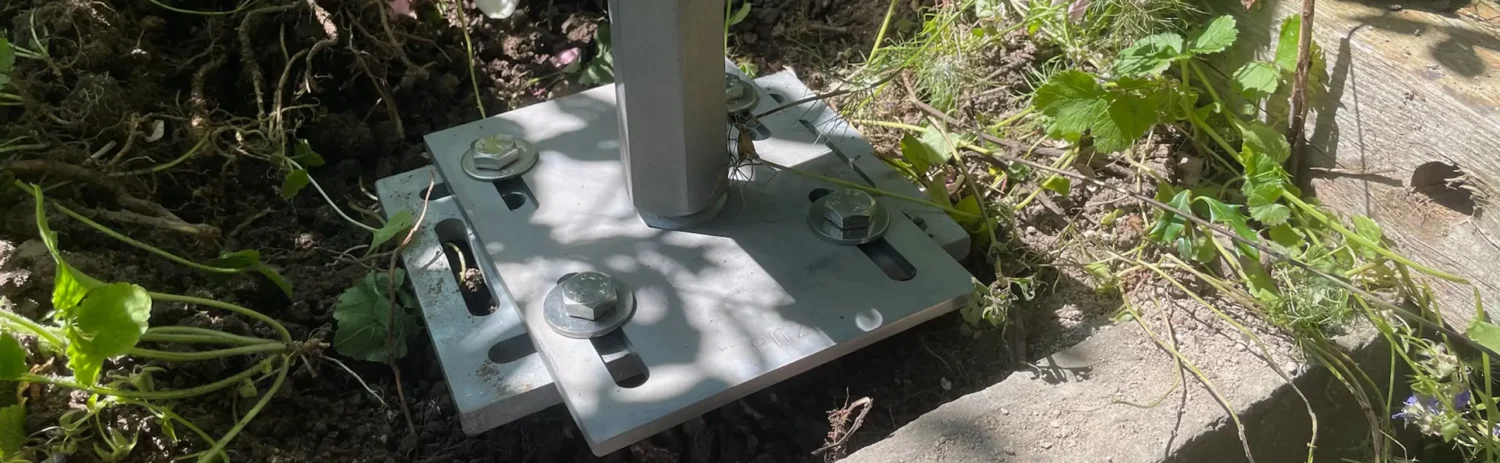 aengpass, Renato Iten, Montage, Schraubfundamente