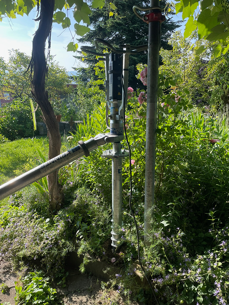 aengpass, Renato Iten, Schraubfundamente