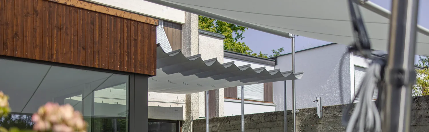 aengpass, Renato Iten, Montage, Sonnensegel, Schraubfundamente