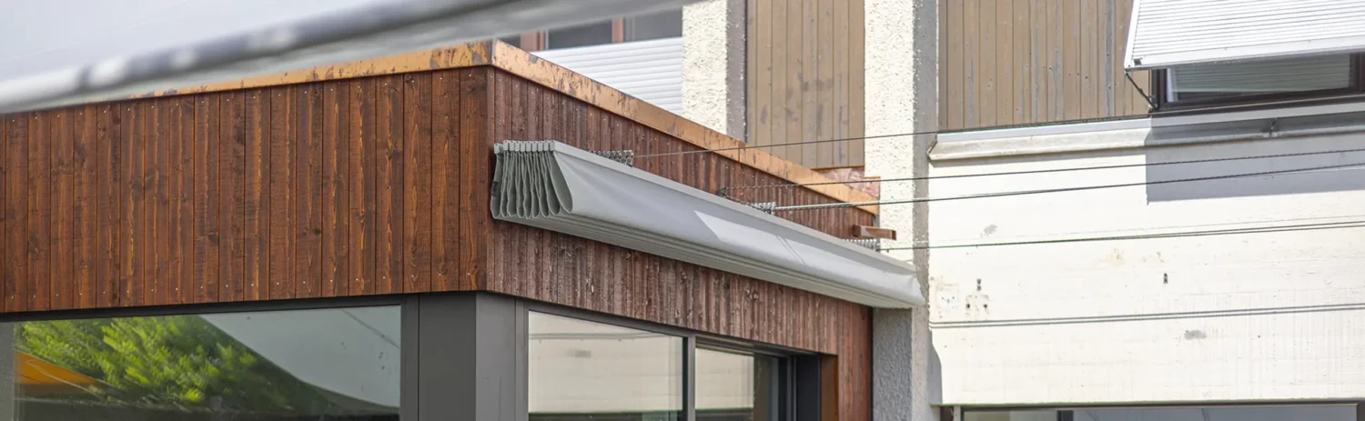 aengpass, Renato Iten, Montage, Sonnensegel