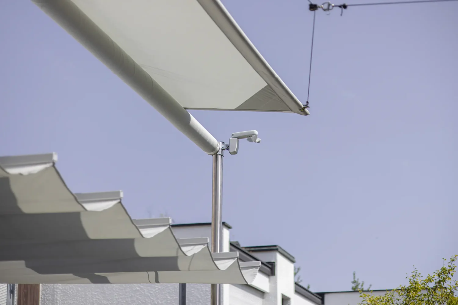 aengpass, Renato Iten, Montage, Sonnensegel, Schraubfundamente