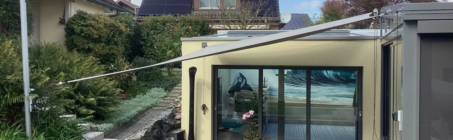 aengpass, Renato Iten, Montagen, Sonnensegel