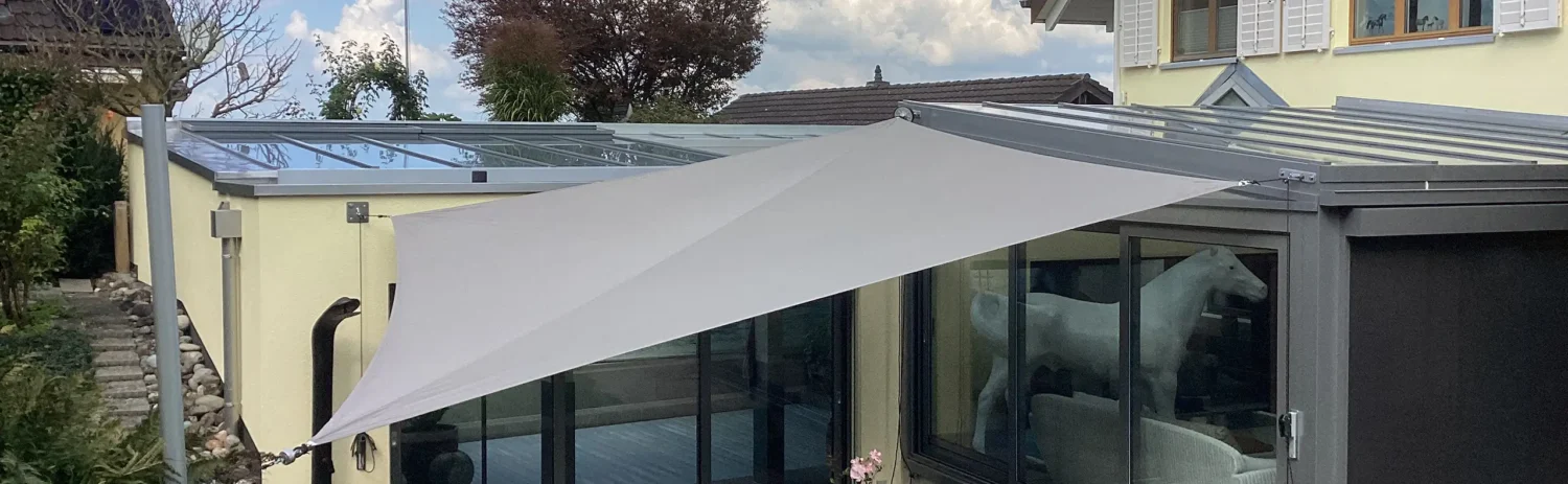 aengpass, Renato Iten, Montagen, Sonnensegel